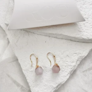 Rose Quartz Earrings